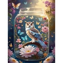Load image into Gallery viewer, Diamond Painting - Full Round - Glass Owl (30*40CM)

