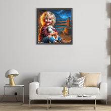 Load image into Gallery viewer, Diamond Painting - Full Round - Farm Child (30*30CM)
