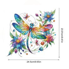 Load image into Gallery viewer, Acrylic Dragonfly Diamond Painting Decor DIY Diamond Art Pendant for Wall Window
