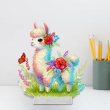 Load image into Gallery viewer, Alpaca Acrylic Special Shape Diamond Painting Desktop Decorations for Beginners

