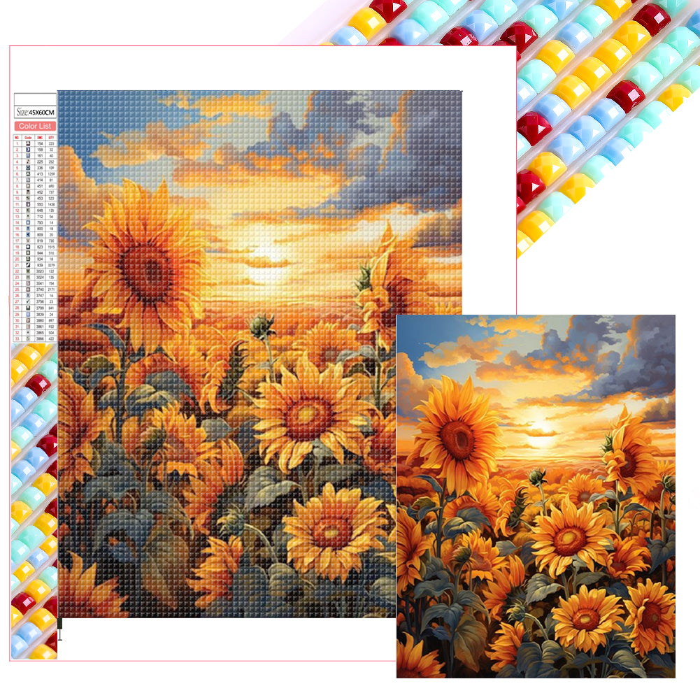 Diamond Painting - Full Square - Sunflower (45*60CM)