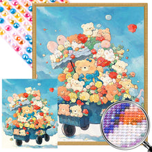 Load image into Gallery viewer, AB Diamond Painting - Full Round - Float Bear (40*50CM)
