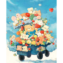 Load image into Gallery viewer, AB Diamond Painting - Full Round - Float Bear (40*50CM)
