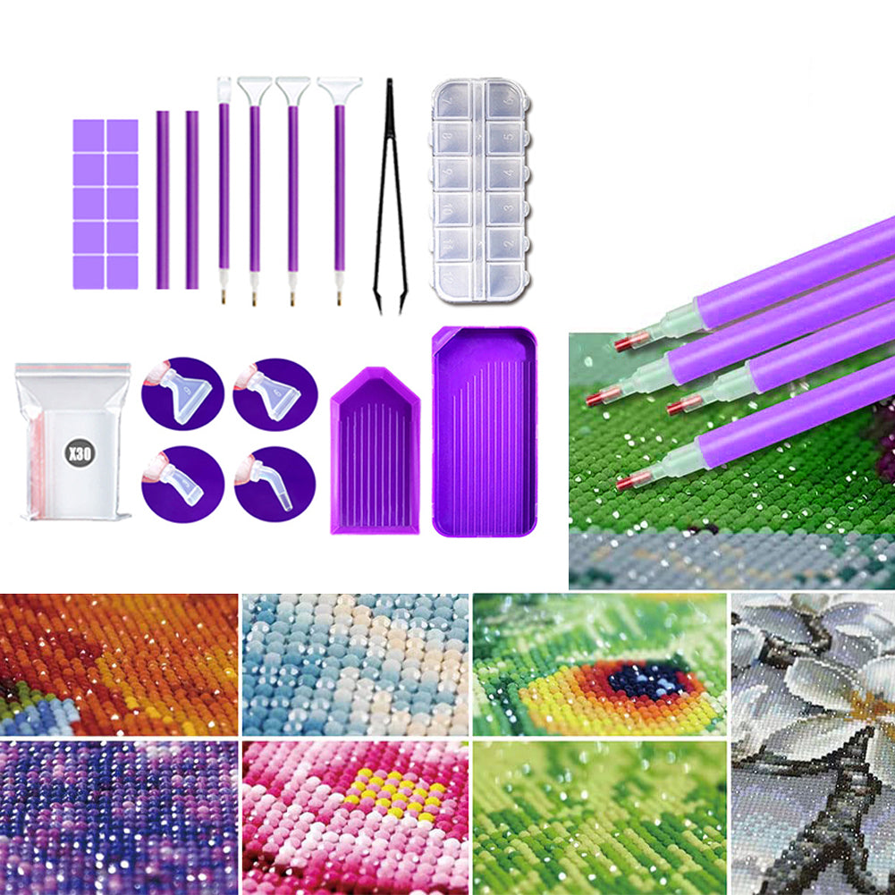 Diamond Art Pen Kit Rhinestones Storage Case Diamond Painting Accessories Kit