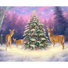 Load image into Gallery viewer, Diamond Painting - Full Square - Christmas Tree (50*40CM)
