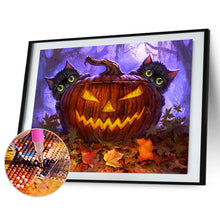 Load image into Gallery viewer, Diamond Painting - Full Square - Halloween Pumpkin Monster (50*40CM)
