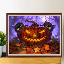 Load image into Gallery viewer, Diamond Painting - Full Square - Halloween Pumpkin Monster (50*40CM)
