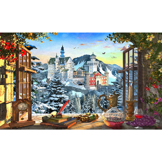 Diamond Painting - Full Square - Castle (50*30CM)