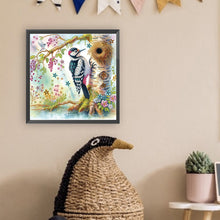 Load image into Gallery viewer, Diamond Painting - Partial Special Shaped - Woodpecker (40*40CM)
