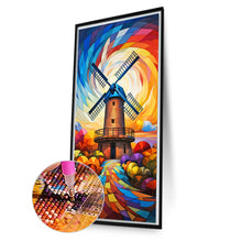 Load image into Gallery viewer, Diamond Painting - Full Round - Windmill tower (40*70CM)
