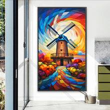 Load image into Gallery viewer, Diamond Painting - Full Round - Windmill tower (40*70CM)
