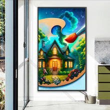 Load image into Gallery viewer, Diamond Painting - Full Round - Painted house (40*70CM)
