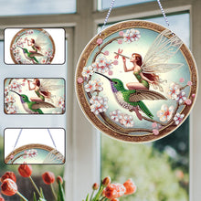Load image into Gallery viewer, PVC Glass Special Shaped Color Pattern Diamond Painting Hanging Suncatcher
