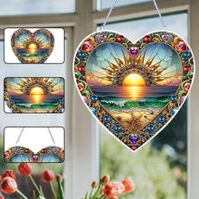 Load image into Gallery viewer, PVC Glass Special Shaped Color Pattern Diamond Painting Hanging Suncatcher
