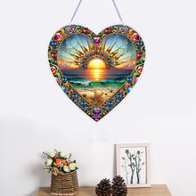 Load image into Gallery viewer, PVC Glass Special Shaped Color Pattern Diamond Painting Hanging Suncatcher
