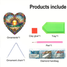 Load image into Gallery viewer, PVC Glass Special Shaped Color Pattern Diamond Painting Hanging Suncatcher
