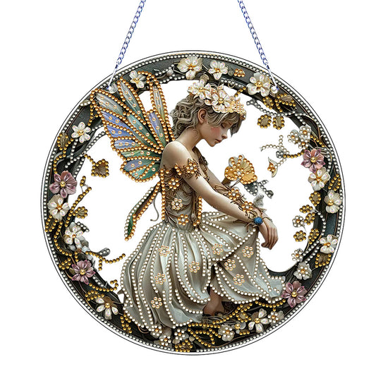 PVC Glass Special Shaped Color Pattern Diamond Painting Hanging Suncatcher