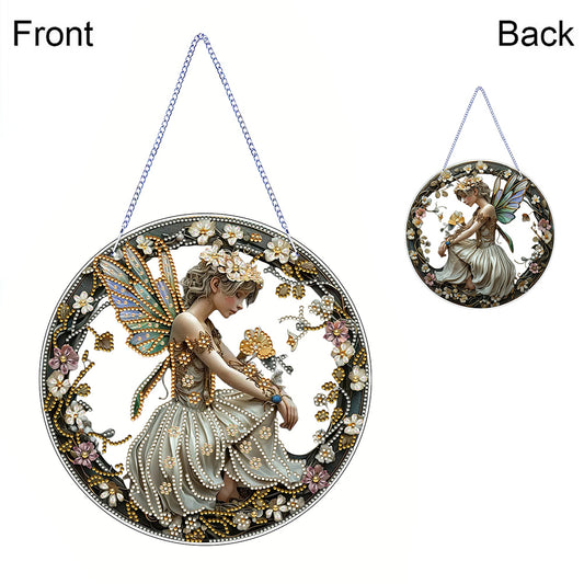 PVC Glass Special Shaped Color Pattern Diamond Painting Hanging Suncatcher