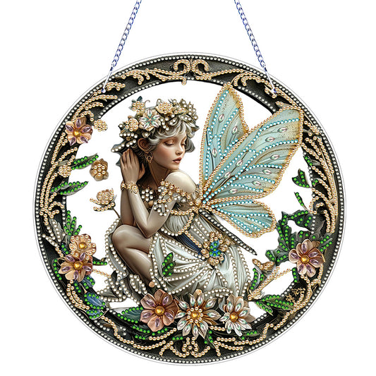 PVC Glass Special Shaped Color Pattern Diamond Painting Hanging Suncatcher