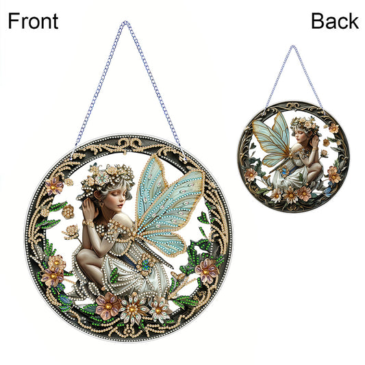 PVC Glass Special Shaped Color Pattern Diamond Painting Hanging Suncatcher