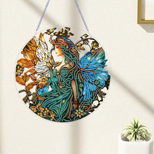 Load image into Gallery viewer, PVC Glass Special Shaped Color Pattern Diamond Painting Hanging Suncatcher
