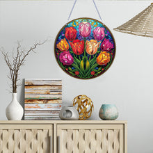 Load image into Gallery viewer, PVC Glass Special Shaped Color Pattern Diamond Painting Hanging Suncatcher
