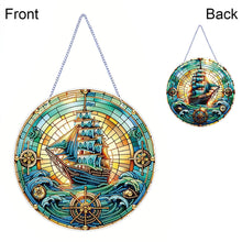 Load image into Gallery viewer, PVC Glass Special Shaped Color Pattern Diamond Painting Hanging Suncatcher
