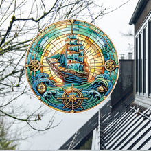 Load image into Gallery viewer, PVC Glass Special Shaped Color Pattern Diamond Painting Hanging Suncatcher
