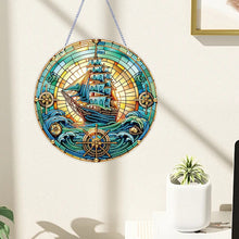 Load image into Gallery viewer, PVC Glass Special Shaped Color Pattern Diamond Painting Hanging Suncatcher
