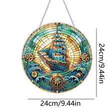 Load image into Gallery viewer, PVC Glass Special Shaped Color Pattern Diamond Painting Hanging Suncatcher
