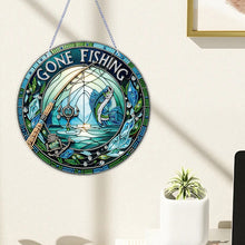 Load image into Gallery viewer, PVC Glass Special Shaped Color Pattern Diamond Painting Hanging Suncatcher
