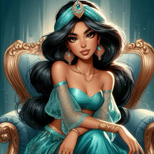 Load image into Gallery viewer, Diamond Painting - Full Round - Princess Jasmine (40*40CM)
