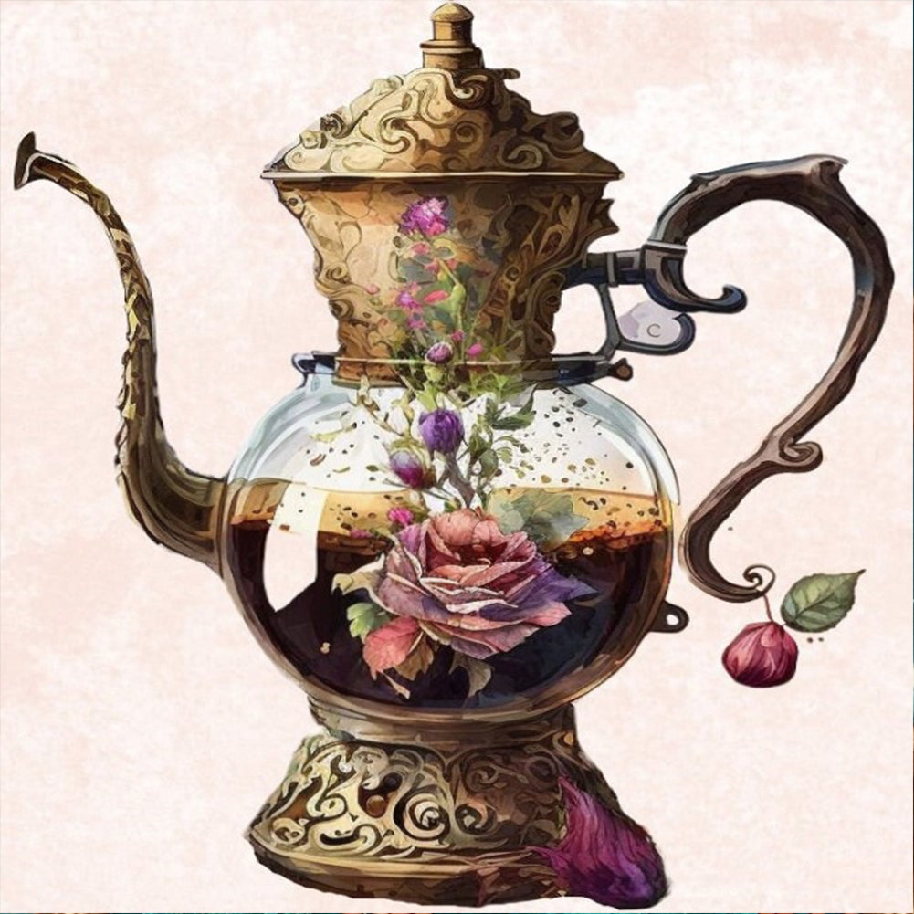Diamond Painting - Full Round - Flower pot (40*40CM)