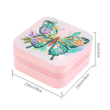 Load image into Gallery viewer, PU Special Shaped Butterfly Diamond Painting Jewelry Display Box for Women Girls
