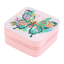 Load image into Gallery viewer, PU Special Shaped Butterfly Diamond Painting Jewelry Display Box for Women Girls

