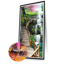 Load image into Gallery viewer, Diamond Painting - Full Round - Waterfall (40*80CM)
