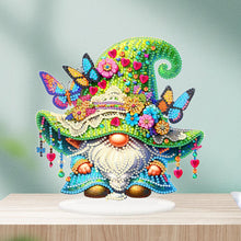 Load image into Gallery viewer, Acrylic Special Shaped Gnome Diamond Painting Desktop Ornaments Kit for Beginner
