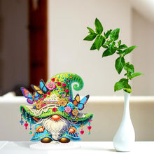 Load image into Gallery viewer, Acrylic Special Shaped Gnome Diamond Painting Desktop Ornaments Kit for Beginner
