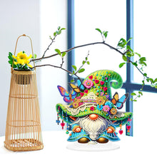 Load image into Gallery viewer, Acrylic Special Shaped Gnome Diamond Painting Desktop Ornaments Kit for Beginner
