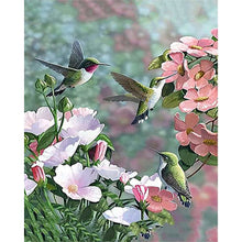 Load image into Gallery viewer, 6pcs Round Diamond Painting Set - Flower butterfly (30*40CM)
