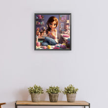 Load image into Gallery viewer, Diamond Painting - Full Round - Handicraft girl (30*30CM)

