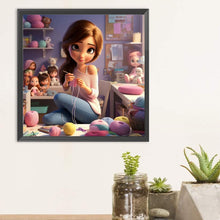 Load image into Gallery viewer, Diamond Painting - Full Round - Handicraft girl (30*30CM)
