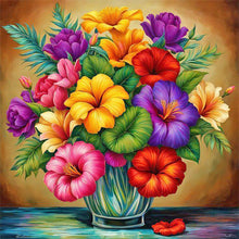 Load image into Gallery viewer, Diamond Painting - Full Round - Vase bouquet (30*30CM)
