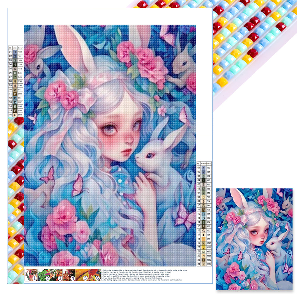 Diamond Painting - Full Square - Pet girl (30*40CM)