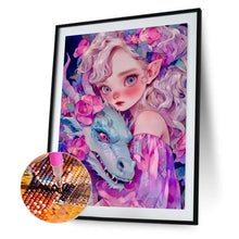 Load image into Gallery viewer, Diamond Painting - Full Square - Pet girl (30*40CM)
