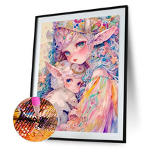 Load image into Gallery viewer, Diamond Painting - Full Square - Pet girl (30*40CM)
