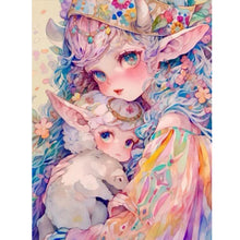 Load image into Gallery viewer, Diamond Painting - Full Square - Pet girl (30*40CM)
