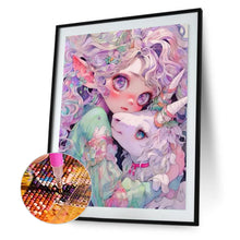 Load image into Gallery viewer, Diamond Painting - Full Square - Pet girl (30*40CM)
