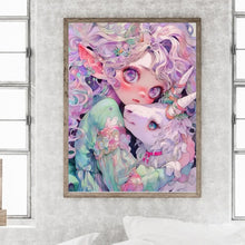 Load image into Gallery viewer, Diamond Painting - Full Square - Pet girl (30*40CM)
