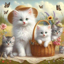 Load image into Gallery viewer, Diamond Painting - Full Round - Kitten (40*40CM)
